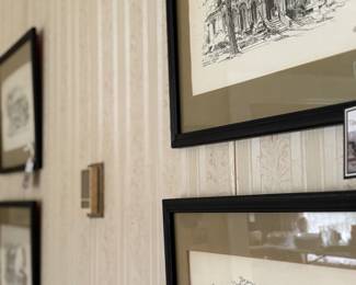 Set of 4 Richard Brought Prints