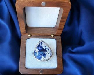 Bohemian Sodalite Ring Tested