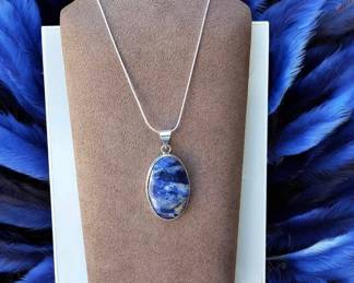 Vibrant Colors Sodalite Necklace Tested