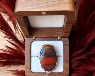 Red Jasper Ring Tested