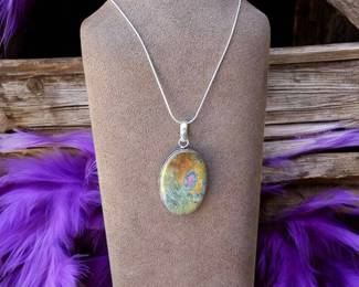 Ruby In Fuchsite Necklace Tested