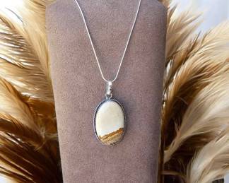 TriColored Picture Jasper Necklace Tested