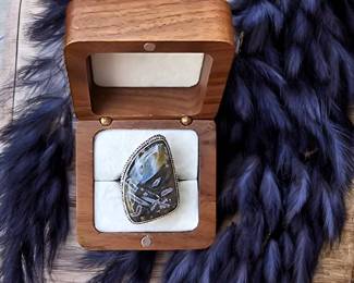 Tube Agate Ring Tested