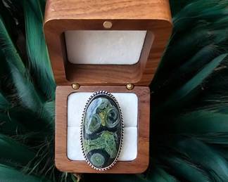 01 Africian Kambaba Jasper Ring Tested