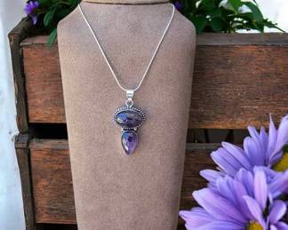 Long Sodalite Necklace Tested