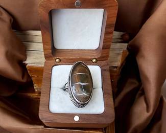 Mud Crack Fossil Ring Tested