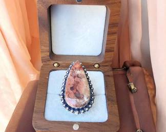Red Rainbow Jasper Ring Tested