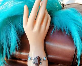 Noreena Jasper With Larimar Bracelet Tested