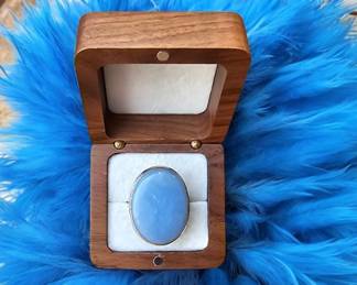 Precious Angelite Ring Tested