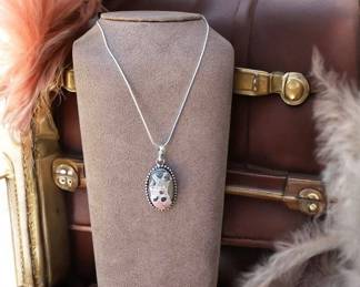 Pyrite in Rhodochrosite Necklace Tested