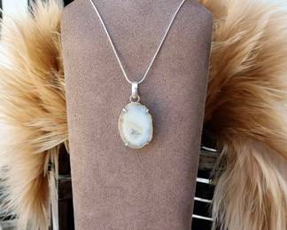 Oco Geode Druzy Necklace Tested