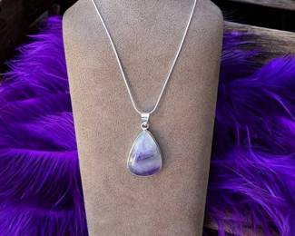 Banded Amethyst Necklace Tested