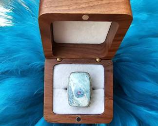 Ruby In Fuchsite Ring Tested