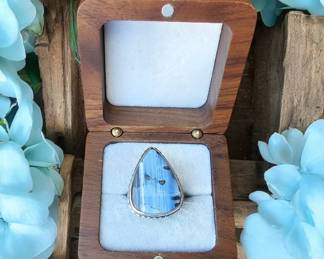 Owyhee Blue Opal Ring Tested