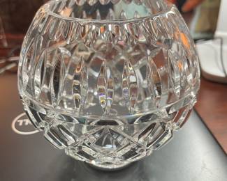 Crystal Cut Glass Rose Bud Bowl