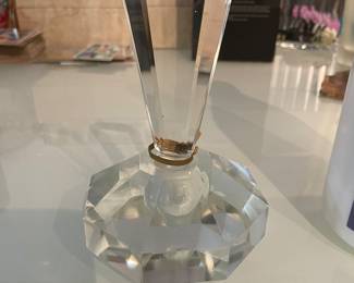 Vintage Crystal Perfume Bottle