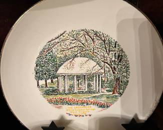 The Greenbrier commemorative plate. 