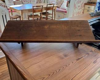 Primitive book stand can be used in any space but truly sets of your best cookbook in the kitchen. 