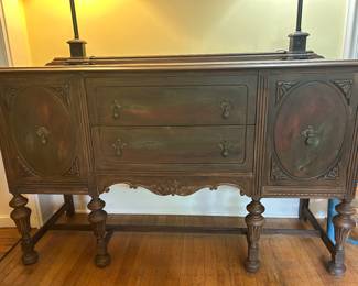 Timeless Buffet/Sideboard evoking nostalgia for bygone eras of warm gatherings and treasured family moments, now ready to create new traditions.
