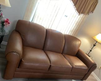Leather sofa