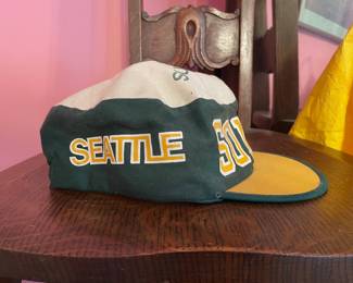 1990s Seattle Supersonics Pillbox Style Cap