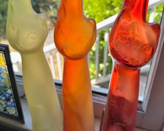 Mosseland Riesling Cat Shaped Wine Bottles