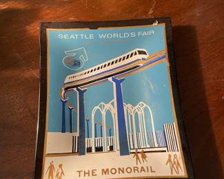 1962 Seattle World Fair Monorail Trinket Dish