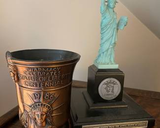 Danbury Mint Statue of Liberty Figure Plated with Copper from Actual Statue