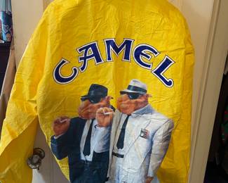 1992 Joe Camel Yellow Lightweight Wind Breaker Jacker