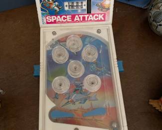 1988 Space Attack Pinball Game Playtime Products