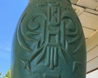 Turquoise Pottery Wind Chime