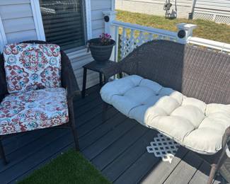 Beautiful outdoor, modern wicker furniture 