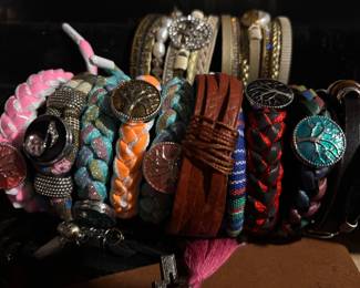Handmade leather bracelets 