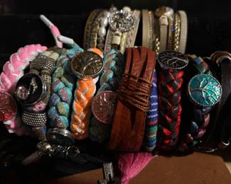 Handmade leather bracelets