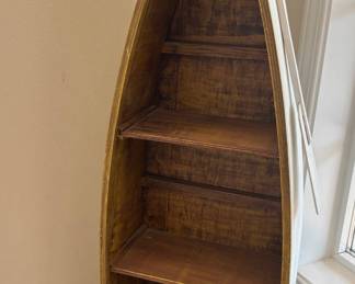 Canoe Style Bookshelf