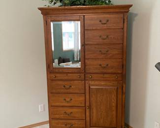 American Drew Matching Highboy & Triple Dresser