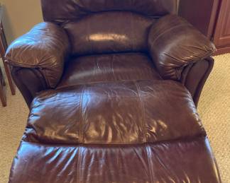 Brown Leather Recliner