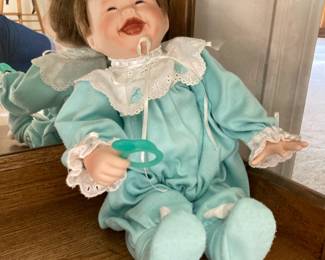 Ashton Drake Galleries 1991 “My First Tooth" Little Patricia Porcelain Doll by Kathy Barry-Hippensteel