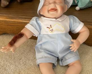 Ashton Drake Galleries 1992 "Tickles" Porcelain Doll by Kathy Barry-Hippensteel