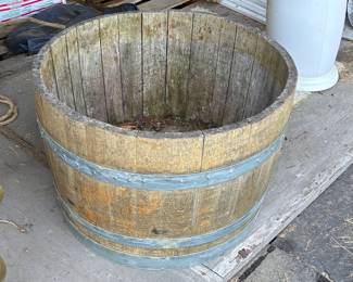 Half Barrel Planter