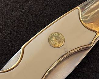 Franklin Mint Grizzly Bear Collectors Pocket Knife 