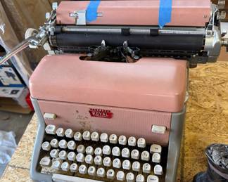 1961 Royal Pink Typewriter