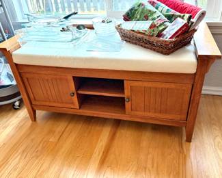 Mission Style Storage Bench