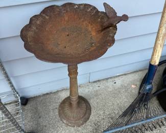 Rustic Bird Bath