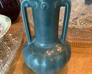 Rookwood Pottery Dark Teal Vase