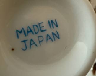 Japan Hand Painted Bird and Floral Patterned Teacup & Saucer