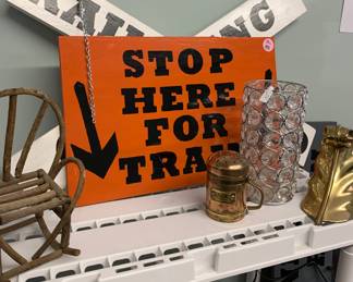 Wall Decor, Train Signs
