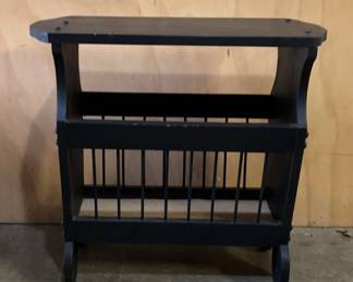 Side Table Magazine Rack