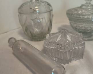 Collection Of Clear Glassware