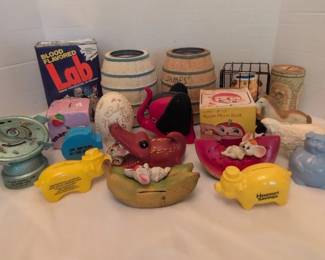 Assorted Collectible Coin Banks